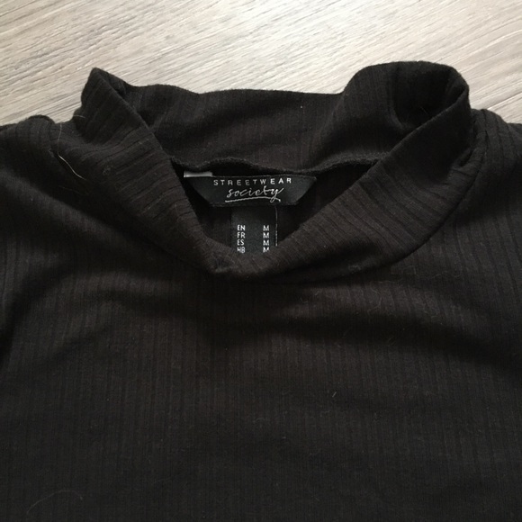 Black Semi Turtleneck bodysuit - Urban Planet - Picture 2 of 4